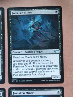 4x Forsaken Miner **NEAR MINT** **UNPLAYED** MTG - Image 3