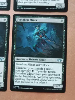 4x Forsaken Miner **NEAR MINT** **UNPLAYED** MTG - Image 4