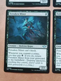 4x Forsaken Miner **NEAR MINT** **UNPLAYED** MTG - Image 5
