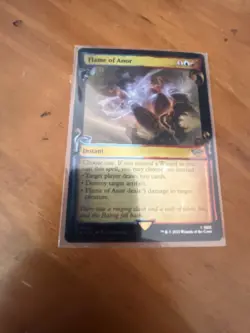 MTG Flame of Anor Showcase Scrolls Lord of the Rings 0654 FOIL - Image 1