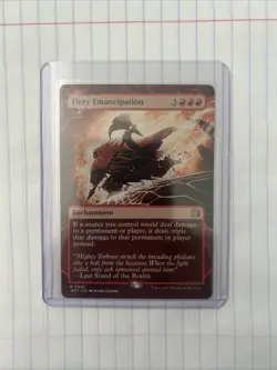 Fiery Emancipation Wilds of Eldraine: Enchanting Tales Regular MTG NM - Image 1