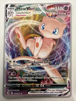 2023 Pokemon World Championships Mew VMAX 114/264 Fusion Strike Non-Holo - Image 1