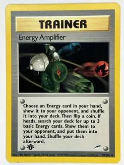 Old Rod NM Energy Amplifier LP 1st Ed Neo Revelation 64/64 Destiny 98 Pokemon - Image 2