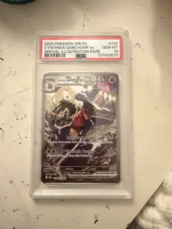 Pokemon Cynthia's Garchomp ex Destined Rivals Special Illustration Rare PSA 10 - Image 1