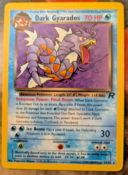 Dark Gyarados 25/82 Team Rocket Regular - LP - Pokemon TCG - Image 1