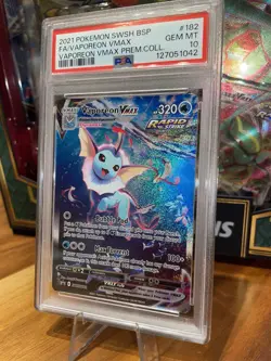 Vaporeon VMAX SWSH182 Pokemon Promo - PSA 10 Gem Mint - Image 4