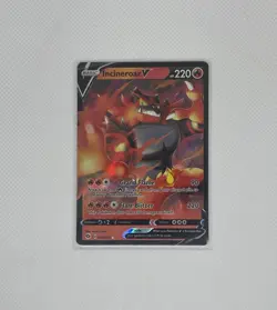 Pokemon Card TCG Incineroar V 008/073 Ultra Rare Holo Champions Path - Image 1
