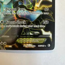 Black Kyurem EX 145 Full Art 145/149 Ultra Rare Boundaries Crossed Pokemon LP/MP - Image 2