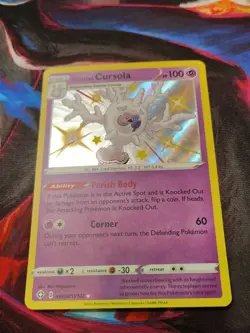 Galarian Cursola - SV050/SV122 - Pokemon Shining Fates Sword Shield Shiny - Image 1