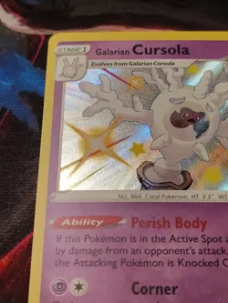 Galarian Cursola - SV050/SV122 - Pokemon Shining Fates Sword Shield Shiny - Image 2