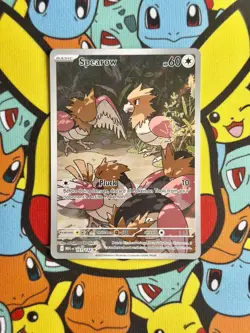 Pokemon: Spearow Illustration Rare IR Full Art Holo 151/132 Mega Evolution - Image 1