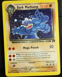 Pokemon Dark Machamp 10/82 Team Rocket Holo Rare NM Vintage WOTC - Image 1