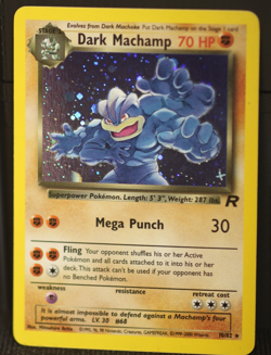 Pokemon Dark Machamp 10/82 Team Rocket Holo Rare NM Vintage WOTC - Image 5