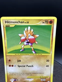 Pokemon TCG Hitmonchan Platinum 129 Holo Secret Rare - Image 2