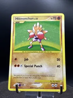 Pokemon TCG Hitmonchan Platinum 129 Holo Secret Rare - Image 3