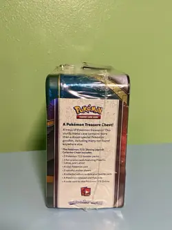 Pokemon TCG 2017 Shining Legends Collector’s Chest Tin Lunch Box 5 Packs Sealed - Image 2