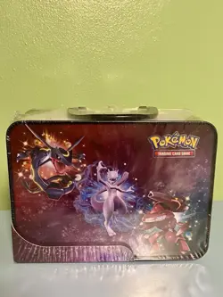Pokemon TCG 2017 Shining Legends Collector’s Chest Tin Lunch Box 5 Packs Sealed - Image 3