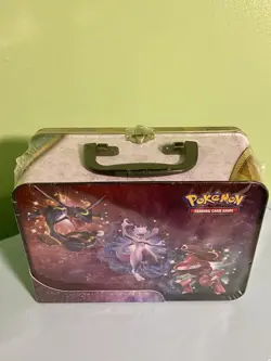 Pokemon TCG 2017 Shining Legends Collector’s Chest Tin Lunch Box 5 Packs Sealed - Image 5