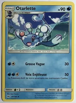 CARTE POKEMON Otarlette Soleil et Lune 40/149 Excellent etat, jamais jouee - Image 1