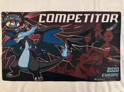 Pokemon - Mega Charizard X Play Mat [EUIC London 2026 Competitor Exclusive] - Image 1
