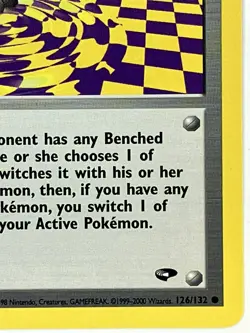 Warp Point 126/132 1st Edition Gym Challenge Pokemon TCG Regular Common LP - Image 5