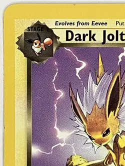 Dark Jolteon LP Unlimited 38/82 Team Rocket Pokemon TCG Regular - Image 3
