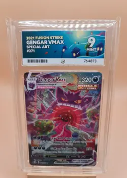 Pokemon TCG Gengar VMAX Alternate Art Secret 271/264 Fusion Strike - ACE 9 MINT - Image 1