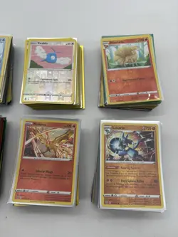 Sword & Shield Era Reverse Holo / Rare Bulk Lot (250) Pokemon Tcg +50 Holo Rares - Image 3