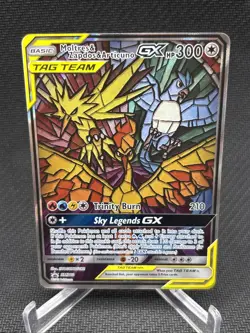 Pokemon Moltres 🔥 Zapdos 🔥 Articuno 🔥 Tag Team GX SM210 TCG Promo 🔥 - Image 1