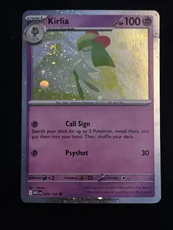 Pokemon TCG: 2025 Cosmo Foil Promos: Ralts, Kirlia (Swirl & Small Crease), Riolu - Image 2