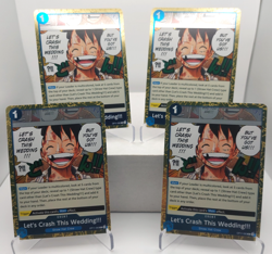 Let's Crash This Playset - OP11-060 x4 - A Fist of Divine Speed - One Piece TCG - Image 1