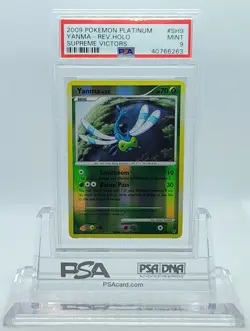 POKEMON SUPREME VICTORS YANMA #SH9 REVERSE HOLO FOIL CARD PSA 9 MINT #40766263 - Image 1