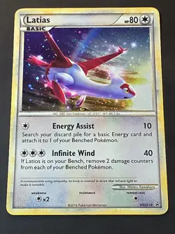 Pokemon Latias HGSS10 Holo Promo Card - HGSS Promo 2010 - Pokemon TCG English - Image 1