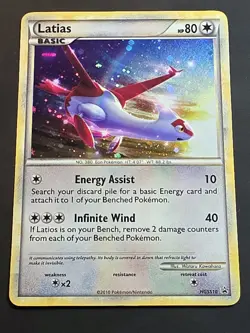 Pokemon Latias HGSS10 Holo Promo Card - HGSS Promo 2010 - Pokemon TCG English - Image 2