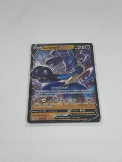 Pokemon TCG Lucario V 027/073 - Champions Path Card Rare Excellent - Image 1