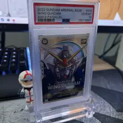 PSA 10 Wing Gundam Arsenal Base U Parallel Gem Mint Season 3 2022 Foil TCG Card - Image 1
