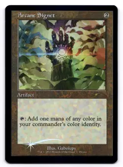 Arcane Signet NM Retro Frame MagicFest Promo Card 1 MTG Foil - Image 1
