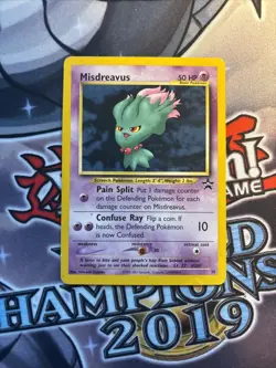 (Sw) Pokemon MISDREAVUS Black Star Promo Card # 39 RARE LP - Image 1