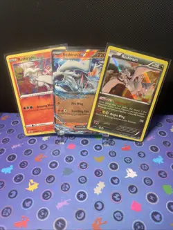 Pokemon 3 Reshiram Cards. Amazing Rare,JTG Ex, Roaring Skies Holo.Nm,Nm,Lp - Image 1