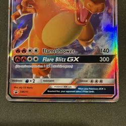 Charizard GX Black Star Promo SM211 Holo English Sun and Moon NM Pokemon Card - Image 3