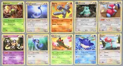 Pokemon HGSS Triumphant Regular Vintage Card Lot x10 NM/VLP+ ⭐FIRE SINGLES⭐ - Image 1