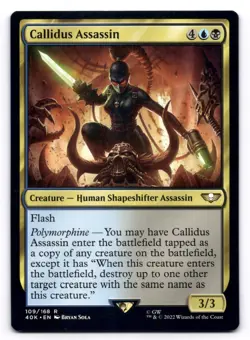 Callidus Assassin NM Warhammer 40K 109/168 MTG Regular - Image 1