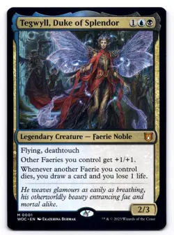 Tegwyll, Duke of Splendor NM Commander Wilds of Eldraine 0001 MTG Regular - Image 1