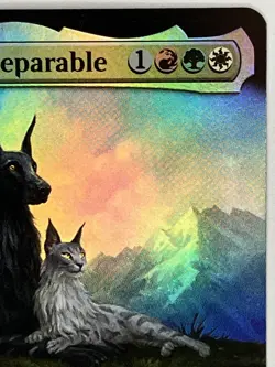 Rin and Seri, Inseparable LP Magic Core Set 2021 278 Buy-a-Box Promo MTG Foil - Image 3