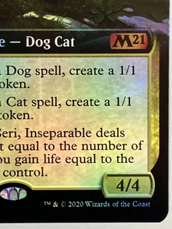 Rin and Seri, Inseparable LP Magic Core Set 2021 278 Buy-a-Box Promo MTG Foil - Image 4