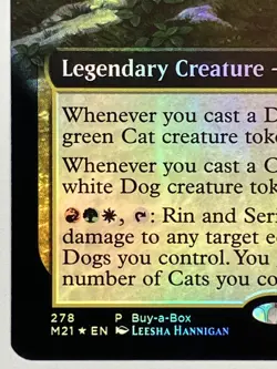 Rin and Seri, Inseparable LP Magic Core Set 2021 278 Buy-a-Box Promo MTG Foil - Image 5