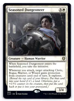 Seasoned Dungeoneer NM Commander Legends: Battle for Baldur's Gate 660 MTG Reg - Image 1