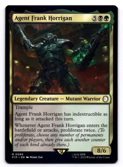 Agent Frank Horrigan NM Universes Beyond: Fallout 0089 MTG Regular - Image 1