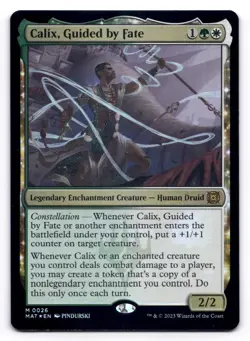 Calix, Guided by Fate NM March of the Machine: The Aftermath 0026 MTG Foil - Image 1