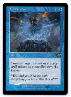 Flusterstorm NM Modern Horizons Buy-a-Box 496 MTG Foil - Image 1